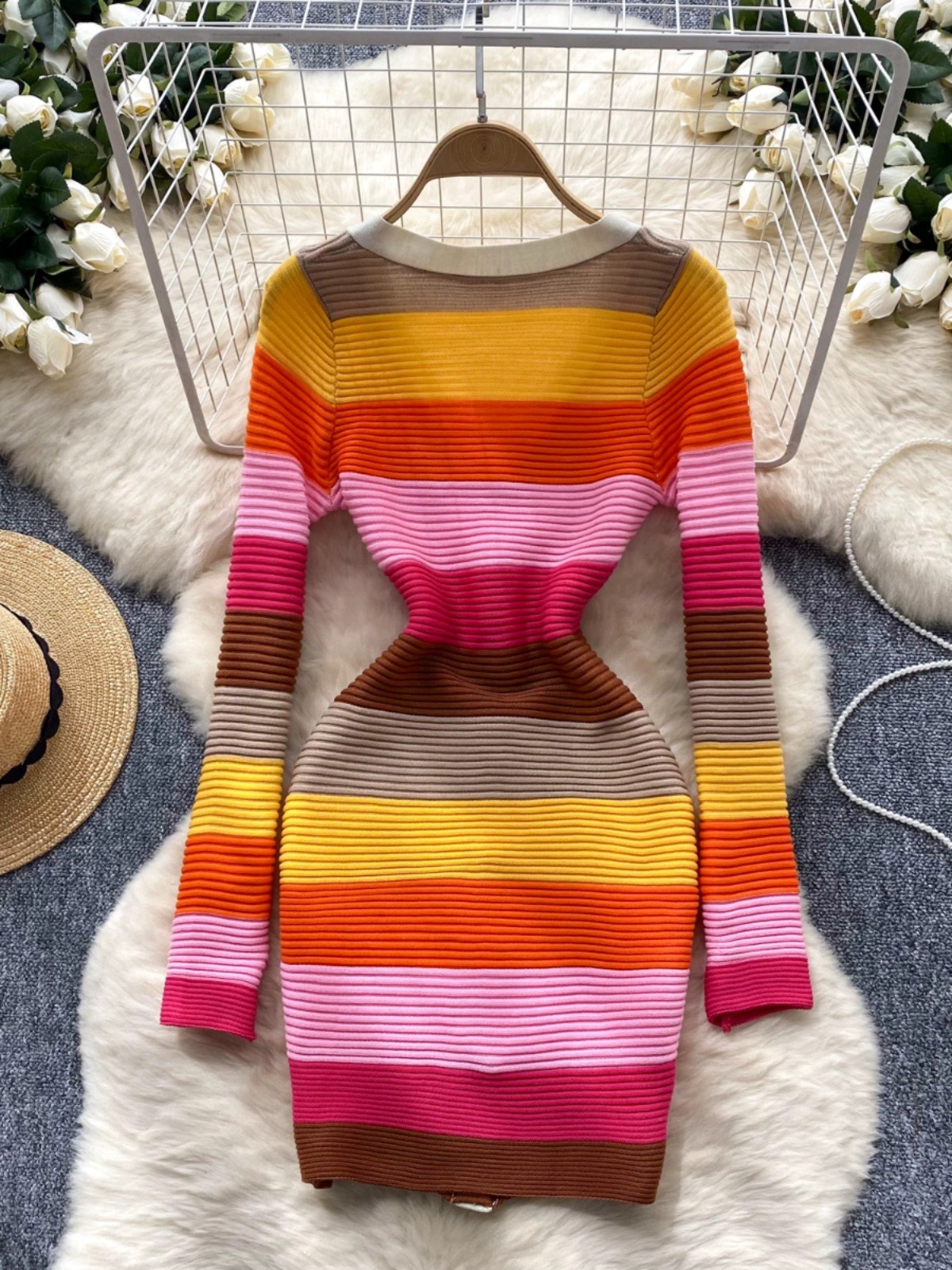 Asymmetric dress KBC249 images